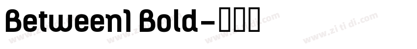 Between1 Bold字体转换